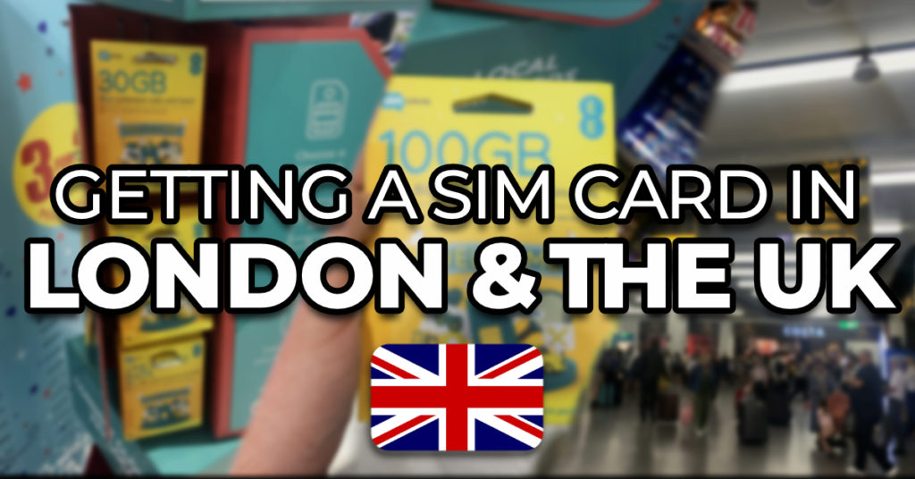 getting a sim card in london